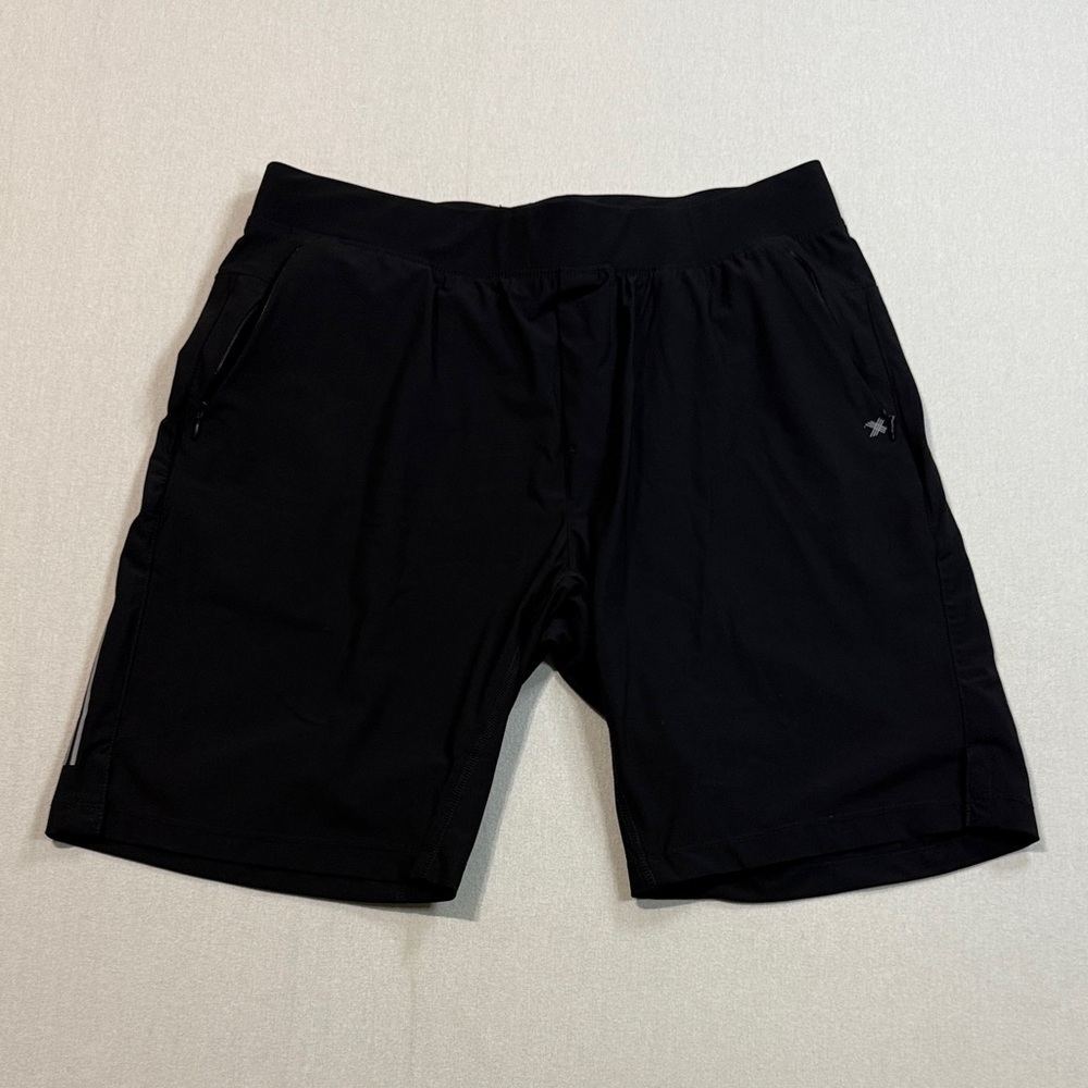Kenneth Cole Jet Black Athletic Shorts